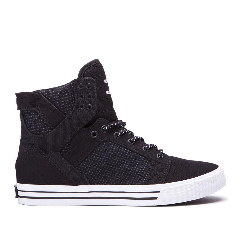 Zapatillas Altas Supra Argentina Hombre - SKYTOP Negras (TCVHA-8415)